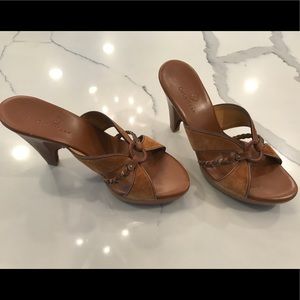 Cole Haan leather sandal heels